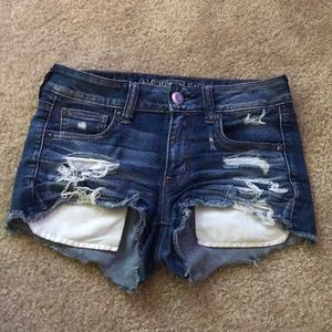 american eagle jean shorts
